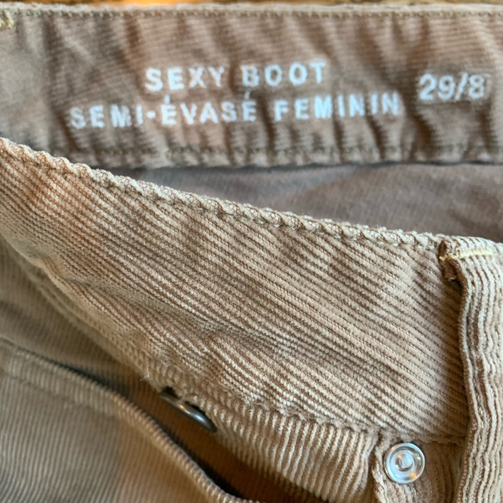 Ladies Gap Boot Cut Corduroy Size 29/8